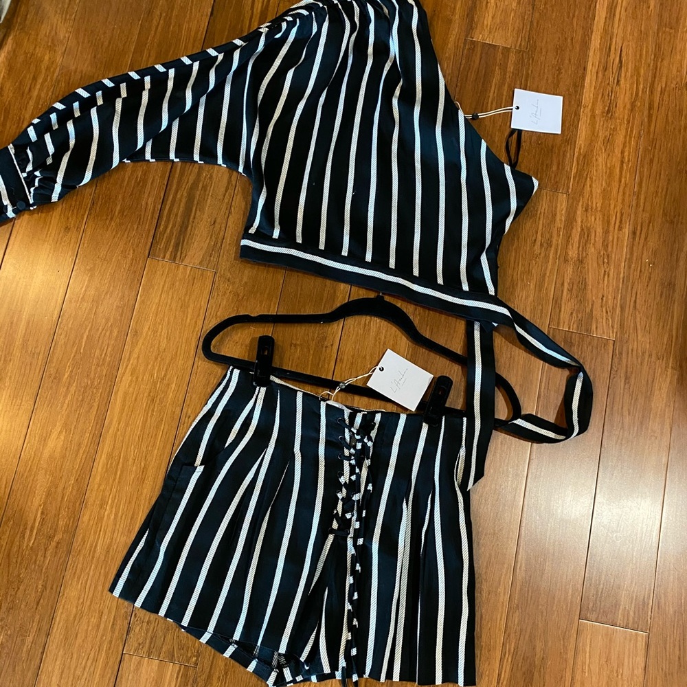L’ Academie Striped Set